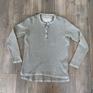 John Varvatos Light Gray Mens Sweater